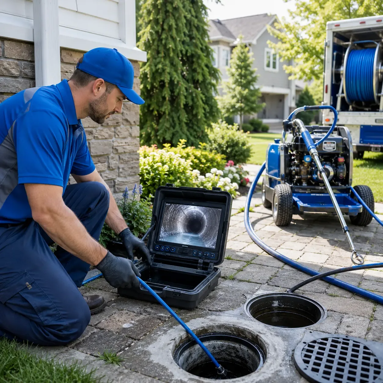 Outdoor drain cleaning professionals serving Gill, MA